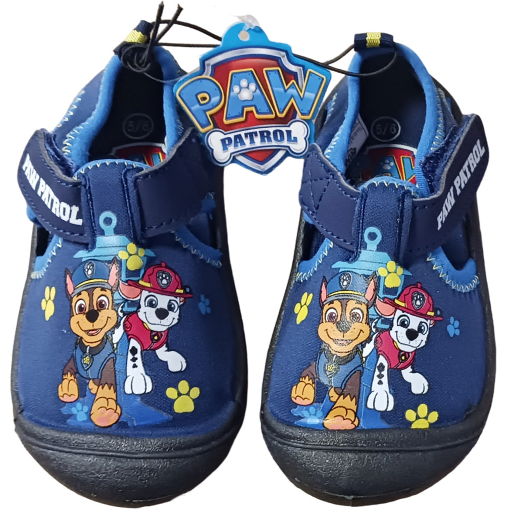 Paw Patrol Chase Marshall Toddler Water Shoes Baby Boys Navy Blue Small (5/6)